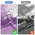 thumbnail image 6 of Hengbo Purple Memory Foam Rug Set Soft 3 Piece Bath Rug for Home Kitchen Comfort and Absorbency, 6 of 8