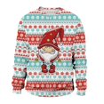 thumbnail image 1 of PMUYBHF Chandail à Capuche pour Hommes Noir Automne et Hiver Tendance Décontractée Imprimé de Noël Chandail Col Rond Chandails en Molleton pour Hommes, 1 of 4