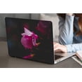 thumbnail image 4 of KSK KAISHEK for Newest MacBook Air 13 inch Case 2022 - 2018 Rel. Model A2337 m1 A2179 A1932, Plastic Hard Case Cover + Black Keyboard Cover, Flower 0051, 4 of 5