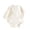 White, variant on Jalioing Newborn Cotton Rompers Soft Comfortable Tie Side Bodysuit Solid Color Long Sleeve Romper for Baby Boy Girl