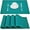 Turquoise, variant on GIVERARE Placemats Set of 4, Heat-Resistant Woven Vinyl Placemat, Non-Slip Washable PVC Table Mat, Easy to Clean Premium Plastic Mats for Dining, Kitchen Table (Brown)
