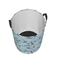 thumbnail image 2 of KLL Sailboats Anchors Waterproof Foldable Laundry Hamper Bucket with Handles for Storage Bin,Kids Room,Home Organizer (Small ), 2 of 7