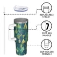 thumbnail image 4 of Modern 40oz Tumbler– Stainless Steel Insulated Tumbler with Handle and Straw, Large Capacity Travel Cup for Hot & Cold Drinks, 4 of 7