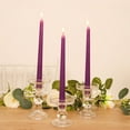 thumbnail image 5 of Efavormart 12 Pack | Metallic Purple 10" Premium Wax Taper Candles, Unscented Candles, 5 of 8