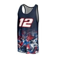 thumbnail image 2 of Men's-ProSphere  Navy Ryan Blaney 2025 NASCAR Salutes Collection Tank Top, 2 of 3