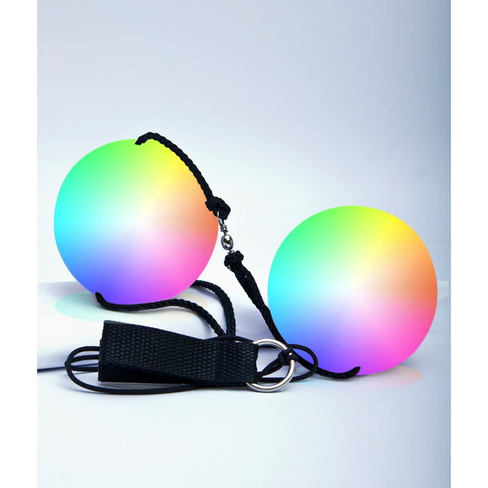 Fun Central AU266 LED Double Poi Ball Multicolor
