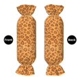 thumbnail image 4 of Candy Pillow With Pillow Core 24.6×9.8in Durable Cord Opening And Closing Design Waterproof And Easy To Install Leopard Skin Print Style Orangered_4, 4 of 8