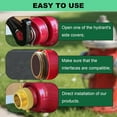 thumbnail image 2 of Fire Hydrant Hose Adapter 2-1/2" NST/NH Female x 2" NPT Male, Brass Fire Hydrant Adapter to Garden Hose, 2 of 7