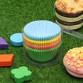 thumbnail image 3 of Zehuanyu 200pcs Disposable Cupcake Wrappers Muffin Paper Cups Lightweight Cupcake Cups Baking Supplies for Cakes Desserts Candies Colorful, 3 of 4