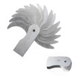 thumbnail image 4 of Radian Meter Stainless Steel Radian Rounding Meter R25-50mm, High Hardness Stainless Steel Radian Meter (silver) (1pcs), 4 of 4
