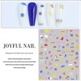 thumbnail image 4 of 9 hojas de pegatinas para decoración de uñas, pegatinas autoadhesivas para decoración de uñas, para mujeres y niñas, 4 of 6