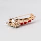 thumbnail image 4 of Broche de nahoria de rojo de aleación, broche de de nahoria de cristal para mujer Hugo Broches de zanahoria esmaltados, 4 of 10