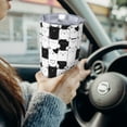 thumbnail image 6 of Lsque Doodle Cute Cat Pattern 20oz Car Cup with Lid and Straw, Insulated Coffee Cup with Straw Topper, Spill Proof Travel Coffee Mug, Stainless Steel Tumble-Without Straw, 6 of 8