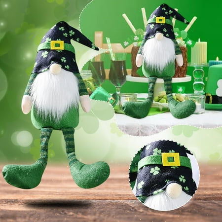 

Irish St. Patrick s Day Doll Rudolph Green Festival Decorative Doll