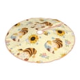 thumbnail image 2 of Kll Watercolor Bee Honey Christmas Tree Skirt ,Party Decorations Farmhouse For Christmas Decorations Holiday Party, 2 of 8