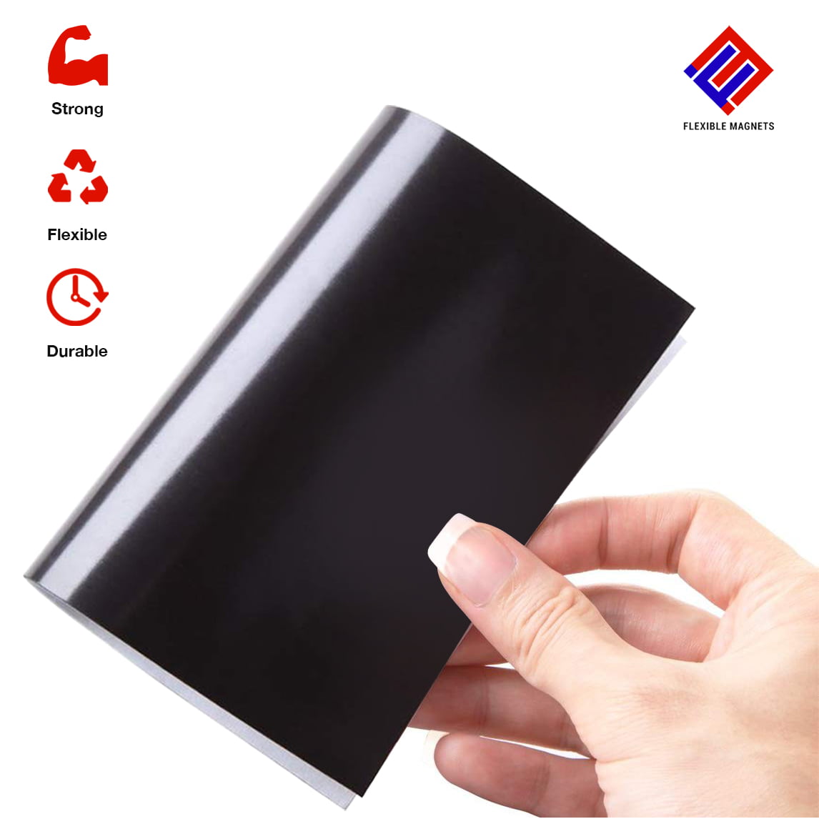 Hanging Organizing，4/5 W x 4/5 L Each DIY Handcraft，Photos，Crafts Projects 45Pcs Peel & Stick Magnetic Tape Sheets for Fridge Flexible Small Square Magnets with Self Adhesive Backing 