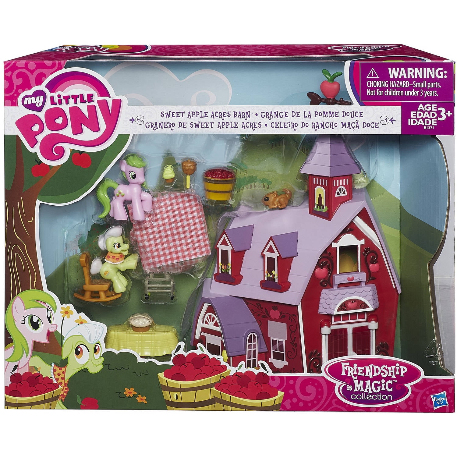 My little pony applejack's sweet apple barn playset sale
