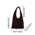 thumbnail image 2 of gcong Elegant Everyday Tote Bag With Decorative Tassel Spacious Carryall For Work Travel And Daily Use, 2 of 6