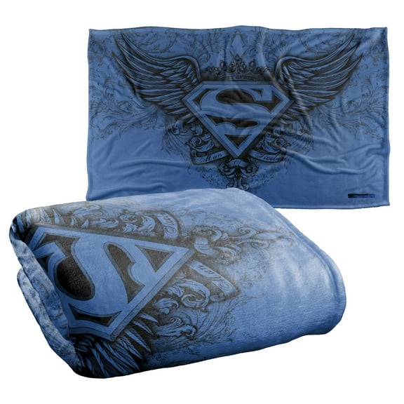 Superman Superman Winged Logo Officially Licensed Silky Touch Super Soft Throw Blanket 36' x 58'