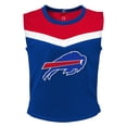 thumbnail image 2 of Girls Toddler Royal Buffalo Bills Spirit Cheer Two-Piece Cheerleader Set with Bloomers, 2 of 4