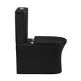 thumbnail image 3 of Calice Two-Piece Elongated Rear Outlet Toilet Dual-Flush 0.8/1.28 gpf in Matte Black, 3 of 14