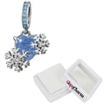 thumbnail image 2 of Accesorio azul invierno charm XmasHeart02 5Pzas Plata S925 Chapa Colgante Fijo Corazón/Copos Plata/Azul Caja Blanca 4x4c, 2 of 3