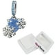 thumbnail image 2 of Charm corazon azul copo invierno XmasHeart02 1Pza Plata S925 Chapa Colgante Fijo Corazón/Copos Plata/Azul Caja Blanca 4x, 2 of 3