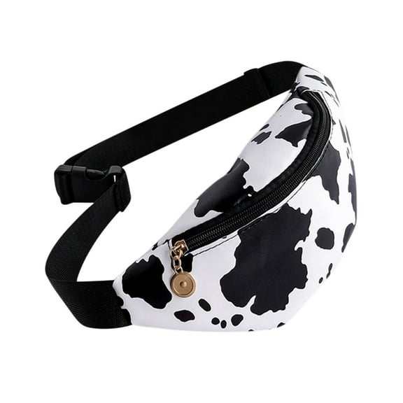 PRETXORVE Sport Waist Pack Bag For Men Women Running Pack With Zipper Print Runner Belt Travel For Hiking Fitness, Cycling, Gym