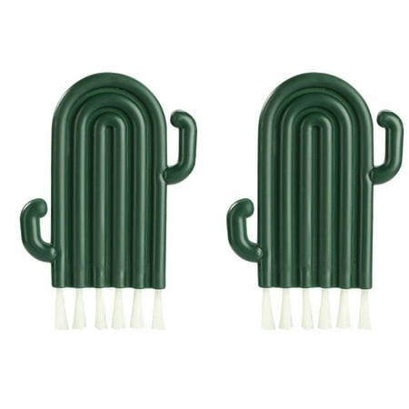 

HeroNeo Cactus Cover Cleaning Brush Reusable 2Pcs/Set Bendable Groove Cleaner for Computer for Gap Cleaning Tool Multifunctional