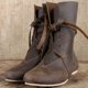 thumbnail image 2 of Zapatos de hombre Botas de hombre Botas de talla grande Botas de trabajo retro para hombre Botas de ruibarbo, 2 of 6