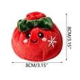 thumbnail image 3 of Cute Plush Stress Relief Toy, Christmas Fidget Squeeze Toy for Holiday Party Favor, Desktop Tabletop Decor, Christmas Stocking Stuffer Gift (8cm/3.15in), 3 of 8