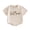 Beige-02, variant on Baby Boys' Bodysuits Gentle Letter Print Short Sleeve Crew Neck Girls Embroidery Bodysuit Versatile Summer Outfit