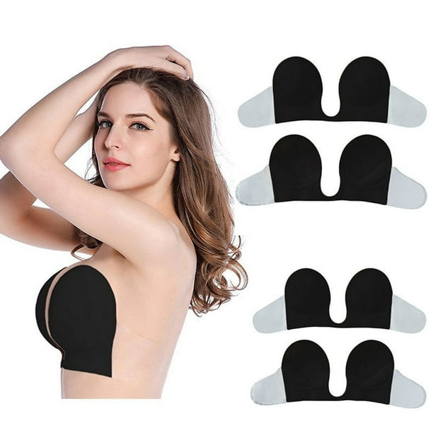 Faithtur Women Adhesive Bra, Breast Lift Push up Strapless Sticky Tube  Tops, Invisible Plunge Backless Brassiere, Washable Reusable Bra - Walmart .ca