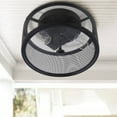 thumbnail image 1 of Safavieh FLU4006A Collection Albina Mount Flush Light, Black, 1 of 5