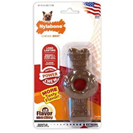 UPC: 0018214826415 | Nylabone Durachew Textured Ring Bone Medley Dog Toy