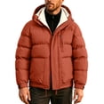 thumbnail image 2 of Xdegoge Mens Heavyweight Puffer Jacket Hooded Winter Coat Thick Quilted Outerwear Windproof Parka with Pockets for Cold Weather Snow Snowboard Ski, 2 of 9