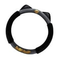 thumbnail image 2 of amleso Cat Ear Plush Steering Wheel Cover Soft Comfortable Stylish Easily Install Accessories Anti Slip for Sports Cars Suvs Vehicle black gray, 2 of 9