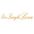 thumbnail image 4 of Accueil Citation "Amour Rire en Direct" 16Colors Amovible Autocollant Mural Décoration Cadeau, 4 of 5