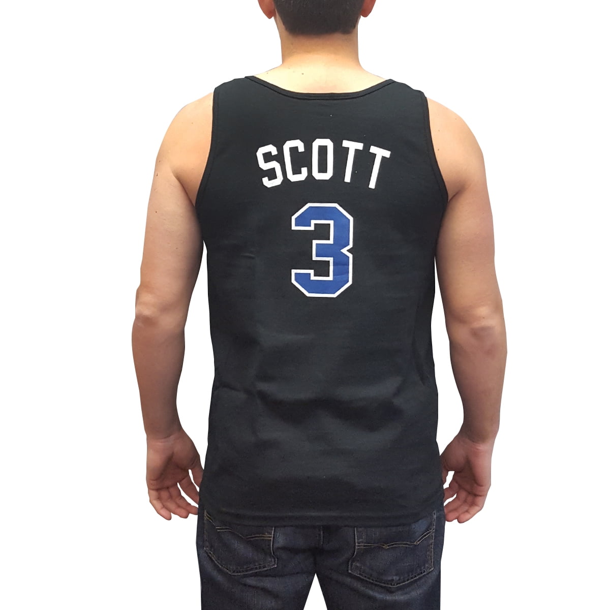 Lucas Scott 3 Black Tank Top Jersey One Tree Hill Ravens Basketball TV Gift