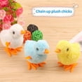 thumbnail image 2 of 5Pcs Easter Wind Up Chick Toys Novelty Jumping Chicken Gag Plush Chicks Toys Favors Gift for Ki, 2 of 5