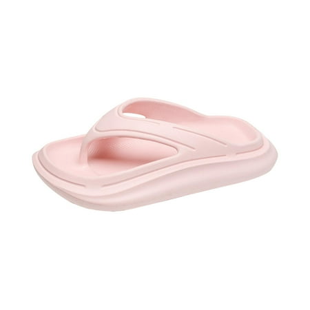 

Wandatree Molded EVA T-Strap Flop-Flips for Couple Women Men Orthotic Flip Flops Arch Support Soft Sandals