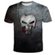 thumbnail image 1 of Summer hot-selling fashion and handsome children 3D skull print T-shirt short sleeve O-neck pullover top 2022 casual T-shirt4T Gong Bohan LED, 1 of 2