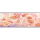 Poisson Orange Rouge Vintage Flottant dans les Eaux Violettes Blanches Beige Peinture de Bordure de Papier Peint Nautique par Conception, Rouleau 15' x 9'' – image 2 sur 3