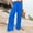Blue, variant on Stephy Women's New Thin Elastic Loose Large Size Korean Version of Everything Long Trousers Casual Trousers Haren, Black, L