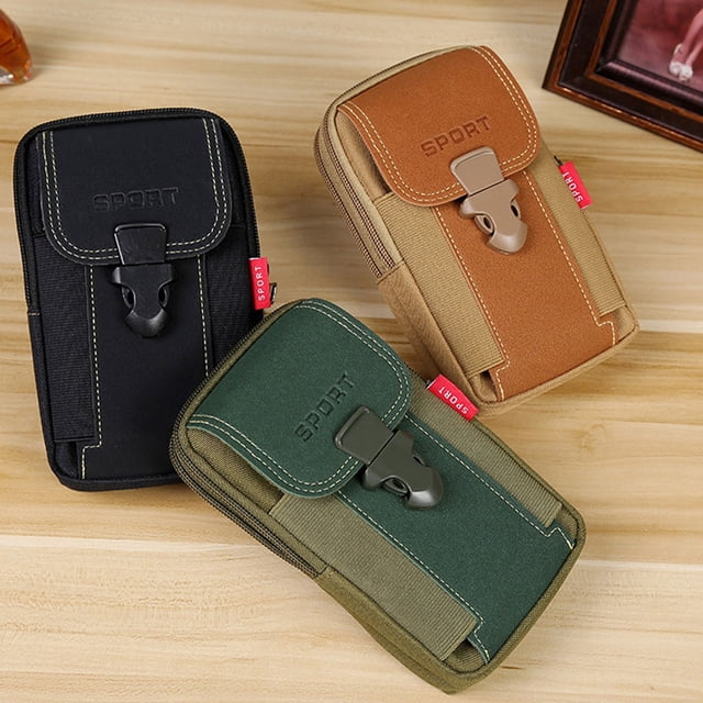 maskred Male Card Holder Bags Leather And Large Capacity For All Essentials Exquisite Craftsmanship khaki+longitudinal