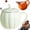 Green, variant on Pumpkin Ceramic Coffee Mug with Lid 14oz for Halloween,Autumn Fall Design, Microwave Safe, Novelty Cup, For Women & Friends, Family Decor