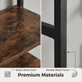 thumbnail image 5 of Shelf Metal Storage Rack | Independent Industrial Garage Shelf, Organizer for Home Office Books in Bedroom, Kitchen, And Living Room, Standing Shelf, Standing Shelf, 5 of 5