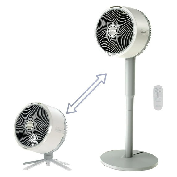 Restored Shark R-UH205 FlexBreeze Indoor & Outdoor Fan with Pedestal & Tabletop, Portable, Remote, Quiet (Refurbished)