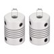 thumbnail image 2 of Acoplamiento de eje de aleación de aluminio de 5mm a 5mm, acoplador flexible, conector de motor, unión L25xD19 5pcs, 2 of 6