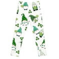 thumbnail image 3 of Tiijoy St. Patrick's Day Tights for Girls Kids Comfy Stretch Athletic Leggings, Sizes 1-12, 3 of 4